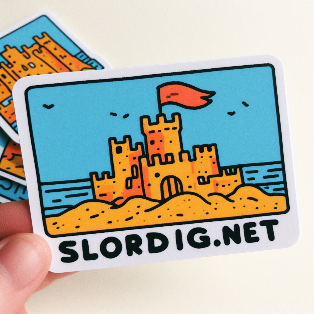 Slordig.net business cardsticker